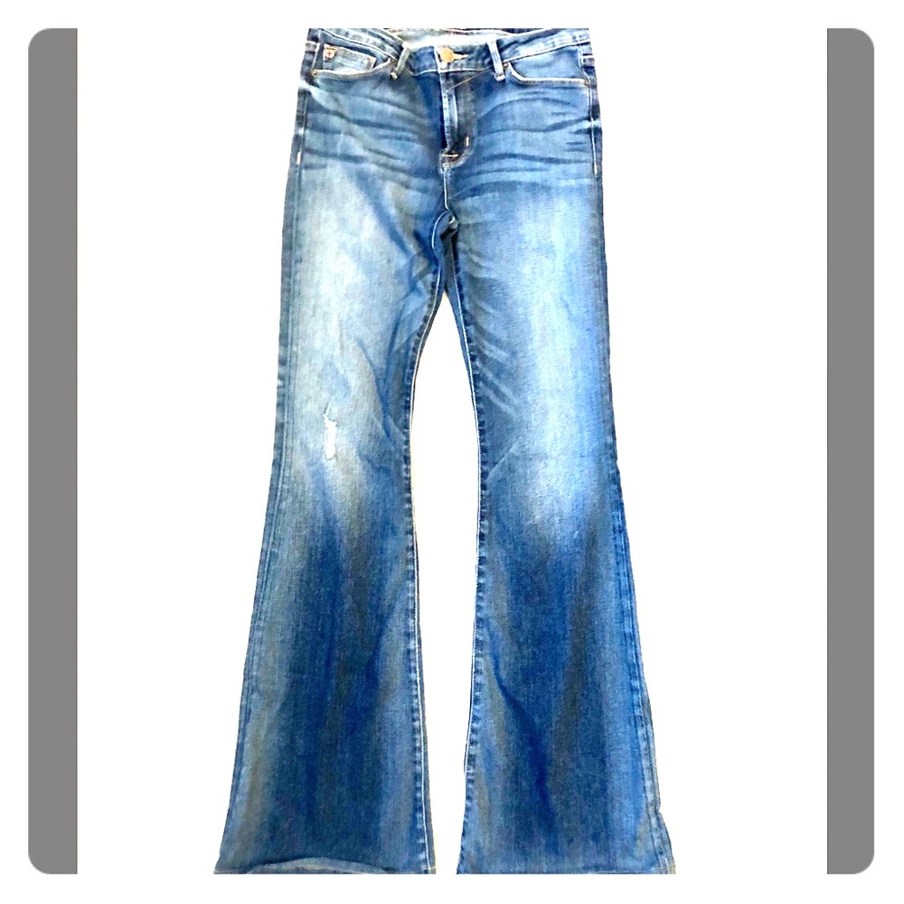 Hudson baby flare jeans!  Worn once.  Super soft.